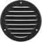 Ø 100mm / 4 inch Anthracite Round Metal Air Vent Grille Cover with Insect Mesh - Ventilation Cover
