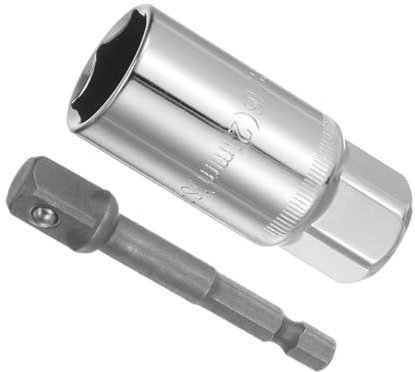 CoCud Spark Plug Socket Set, Metric 21mm 3/8 Drive 2.5 Length, CR-V Mirror Finish Socket with Socket Extension - (Applications: for Fastener Application)