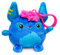 SquishPets Keychain - Kuscheltier Nila G , Plüschtier in einem Schlüsselanhänger 6 cm , blau