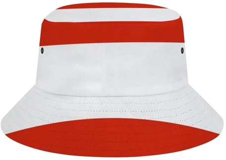 Fischerhut Mit Österreichischer Flagge, Unisex-Fischerhut – Fischerhut Mit Österreichischem Flaggen-Aufdruck, Sommer-, Reise- Und Strand-Sonnenhut, Outdoor-Fischerhut Für Damen, Herren, Jungen, M