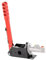 Dickly Freno hidráulico genérico para coche de carreras, freno de estacionamiento, mango de palanca larga, freno hidráulico E, freno de mano hidráulico, ROJO