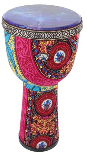 TOGEVAL Djembe Handtrommel Leichte Afrikanische Percussion Für Junge Mädchen Und Erwachsene Für Anfänger Musikunterricht Und Bühnenaufführungen