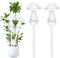 Ayizhiniu 4pcs Champignons Boules D'irrigation, Boule Auto-Arrosage en Verre Coloré, Boules D'irrigation pour Plantes, Globe D'arrosage Automatique, S'applique à Outils D'arrosage Plantes