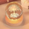 3.15In Tree of Life Crystal Ball Lamp with Wooden Base, 3D Crystal Ball Night Light, 16 Colors, Remote Controlled, Tree of Life Decor, Spiritual Gift for Women Christmas Gifts for Family Men Husband