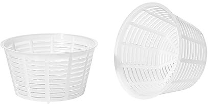 Cheese Moulds for Ricotta - Plastic Cheese Form, Basket for Skyr (9x7cm)