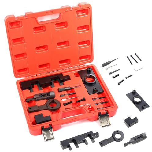 CISSIYOG Herramienta de Ajuste del Motor,Herramienta de Cambio de Correa Dentada Compatible con Opel Compatible con Vaux-Hall 2.0CDTi,EN-51413、EN-955-2、EN-51412、EN-51414、EN-51411、EN-51415、EN-51418