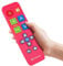EZclicker Plus Big Button Universal TV Remote Simple Easy to Use, Works with Major TV Brands (2xAAA Batteries Not Included) (Pink)