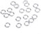 14mm Clear Rings for Roman Blinds Plastic Curtain Parts Suitable for Cord Guides (50pcs)