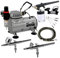 Compresseur sableuse pistolet pulvérisateur haute pression pompe manucure gâteau pulvérisation compresseur d'air kit pistolet pulvérisateur touristique portable Pour les débutants en bricolage