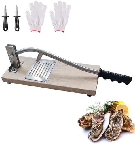 TOOSOAR Ouvre Huîtres en Acier Inoxydable,Kit d'Ouverture d'huîtres Comercial,pour Les Ménages de Restaurant et Les Barbecues
