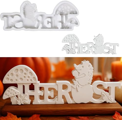 Silikonformen Gießformen Halloween, Gothic Deko Gießformen Silikon Silikonform Kerzenhalter Gießform mit Ghost und Spinnennetz Muster, Giessformen Silikon für DIY Halloween Deko (Herbst 01)