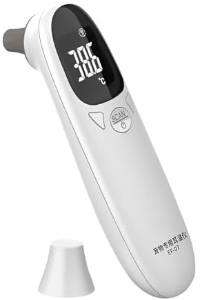 Tier-Thermometer für Katzen, Ohrthermometer für Hunde, Tierärzte, präzises Gerät zur Erkennung von Fieber für Haustiere, Haustierbedarf, Veterin-Thermometer