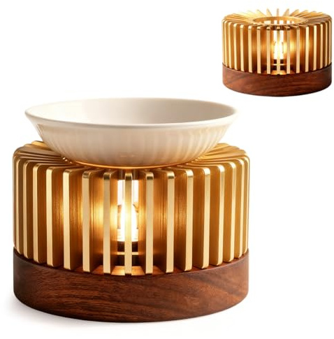 Duftlampe für ätherische öle, Duftlampe Teelicht & Wax Warmer, Öl-Brenner als Stövchen, Aromatherapie und Home Dekoration – Tea Light Aroma Diffuser für Entspannung und Wohlbefinden