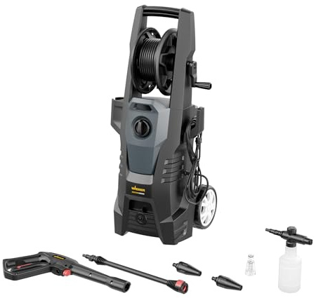 WAGNER AQUASTORM PREMIUM - Idropulitrice ad alte prestazioni per risultati professionali e lavori di pulizia impegnativi, incl. ugello standard, turbo e schiumogeno