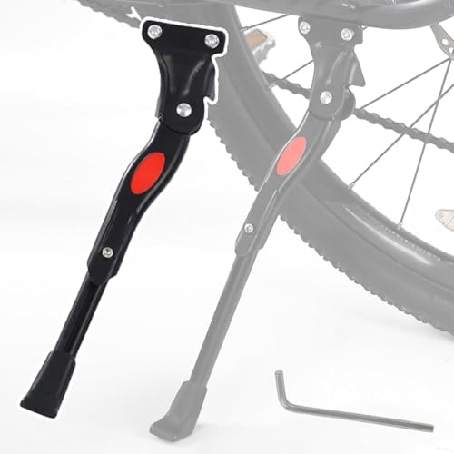 KARDZ Fahrradständer für Riese Müller Packster 2016, Höhenverstellbarer Aluminiumlegierung rutschfest Fahrrad Seitenständer,B