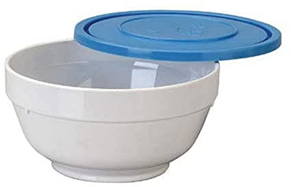 Lacor 66937 - C - BPA-freie runde Schale (13 x 6 cm, mit Deckel), weiße | Langlebiges Profi-Utensil; entwickelt für optimale Leistung und schnelle, unkomplizierte Reinigung in der Spülmaschine