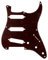 Fender® »STRATOCASTER® PICKGUARD - '50S VINTAGE-STYLE - 8-HOLE - S/S/S« Pickguard für Strat® - 4-lagig - 3 Single Coil Routing - Farbe: Tortoise