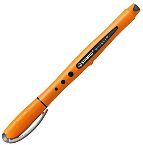 Tintenroller - STABILO worker+ - fein - Einzelstift - schwarz