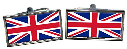 Family Crests Union Jack United Kingdom Flagge Männer-Geschenk Manschettenknöpfe UK England