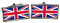 Family Crests Union Jack United Kingdom Flagge Männer-Geschenk Manschettenknöpfe UK England
