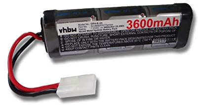 vhbw Replacement Battery compatible with iRobot Looj Gutter Cleaner, Gutter Cleaning Robot 120, 150 Vacuum Cleaner Home Cleaner (3600mAh, 7.2V, NiMH)