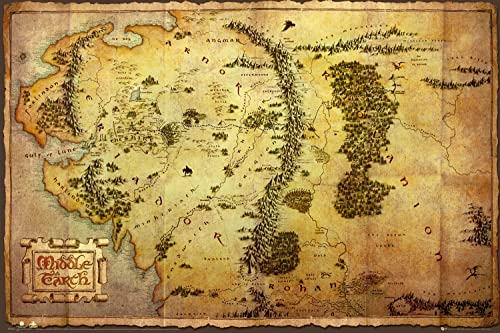 GB eye FP2804 Maxi-Poster „Der Hobbit Der Herr der Ringe“ 61 x 91,5 cm