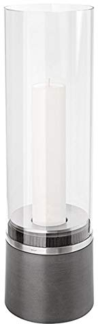 Blomus 65275 Windlicht mit Kerze, Piedra, Höhe 60 cm