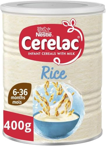 Cerelac Rice with Milk Infant Cereal, 6 months+, 400 g (Pack of 1)