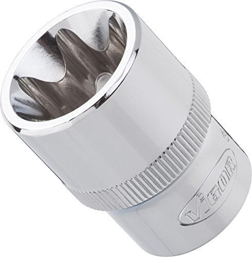 Vigor V2732 Douille pour extérieur Torx E12 mm L 38 mm 1/2