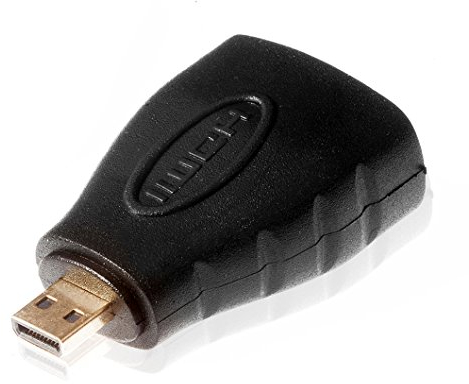 POPPSTAR Adattatore HDMI su Micro HDMI, Full HD, 4k Ultra HD, contatti dorati