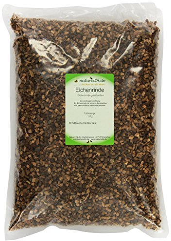 Naturix24 Eichenrinde geschnitten, 2er Pack (2 x 1 kg)