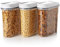 OXO Good Grips 3-Piece Airtight POP Cereal Dispenser Set,Clear,3 Piece Cereal Set