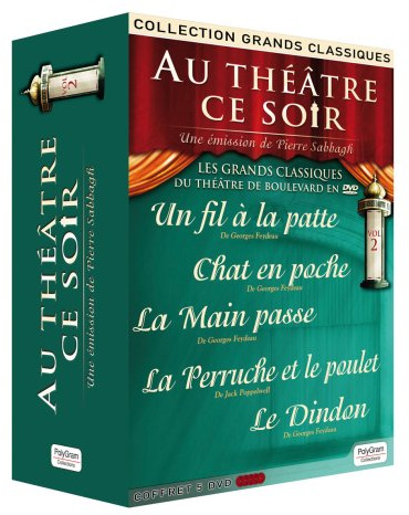 Coffret 5 DVD : Au Théâtre Ce Soir Volume2