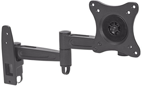 Manhattan 423670 Support TV pour Ecran Plat Noir