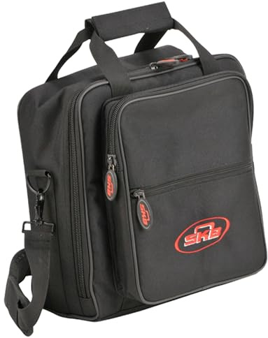 SKB Cases 1SKB-UB1212 UB Series 1212 Mixer Case, Padded Audio Equipment Bag for DJ Controller, Recorder and Studio Gear, 12 x 12 x 4 Inch, Black