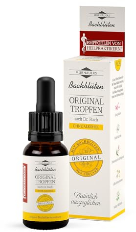 Murnauers Bachblüten Original Tropfen | 20ml | Alkoholfrei | Alltag in Balance | Hergestellt mit Original Bachblüten