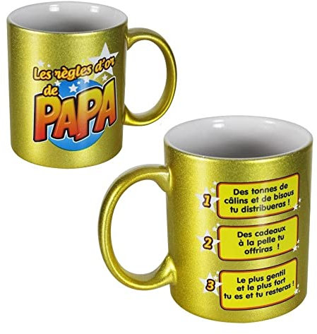Mug les règles d'or de Papa