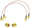 Eightwood SMA Kabel SMA Buchse auf SMA Stecker RF Kabel RG316 12inch 1ft 30cm 2 Stücke für DAB Auto Radio Homematic Antenne CCU3 CCU2 CC1101 Raspberry Pi MEHRWEG