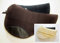 PS Pferdeartikel Westernpad, Sattelunterlage mit Lammfell -Spezial- Round Abgestuft Farbe schwarz