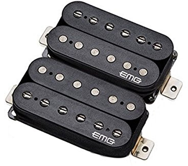 EMG Super 77 Retro Active E-Gitarre Humbucker Pickup Set Schwarz