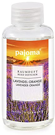 pajoma® Raumduft Nachfüllflasche 100 ml, Lemongras | Nachfüller für Lufterfrischer | intensiver und hochwertiger Duft in Premium Qualität (Lavendel-Orange)