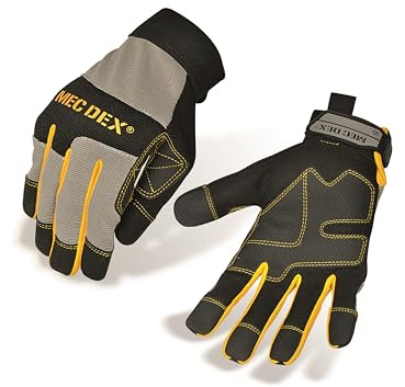 Mec Dex MECDY-713L Work Passion Impact Mechanics Glove, Large