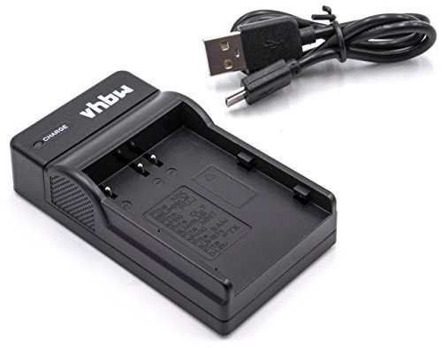 vhbw Chargeur USB de Batterie Compatible avec Nikon D50, D70, D70s, D100, D100 SLR, D80, D90, D200 Batterie Appareil Photo Digital, DSLR