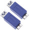 Keple 2 Piezas Adaptador Macho USB 3.0 Hembra A Micro B USB A Hembra A Macho Micro B Plug Changer Coupler Connector Adaptador De Convertidor De Extensión Corta para Computadoras (Paquete De 2)