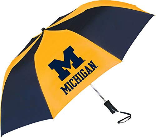 Storm Duds Michigan Wolverines Sportlicher Regenschirm zweifarbig