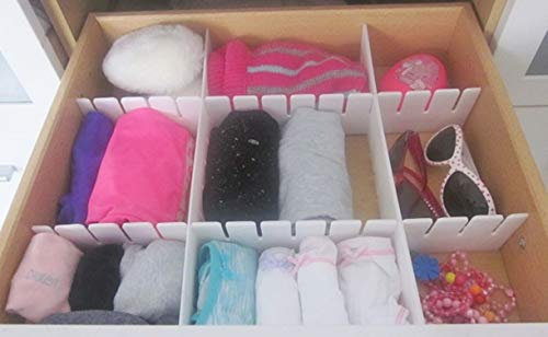 unbekannt 12 x Schubladeneinteiler XXL Schubladenteiler Fachteiler Zuschneidbar 60 x 14 cm