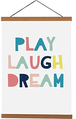 Amasawa Magnetische Malerei Rahmen, Moderne Magnetische Rahmen, Holz Magnetische Malerei Rahmen, Holz Magnetische Rahmen, für Wanddeko Poster Bilderrahmen Aufhänger Posterhalter(31 cm)