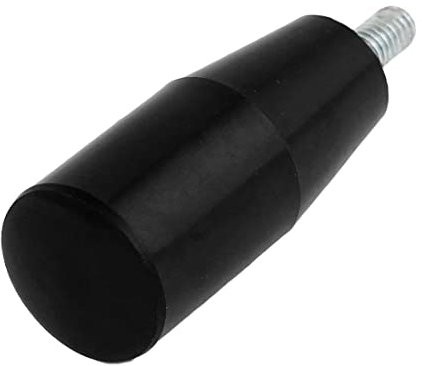 Othmro Lot de 4 poignées rotatives noires M10 mâles filetées pour fraiseuse