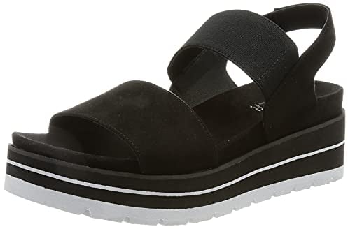 BULLBOXER Damen Sandal 078027F2T, Schwarz, 40 EU