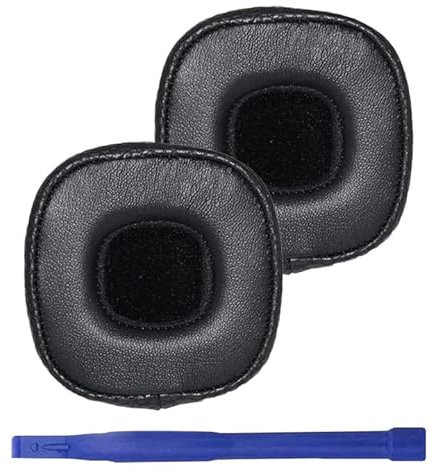 Adhiper Major III Ear Pads Compatible with Marshall Major III Wireless Headphones Replacement Ear Pads Made of Soft Protein Leather and Memory Foam (Black)